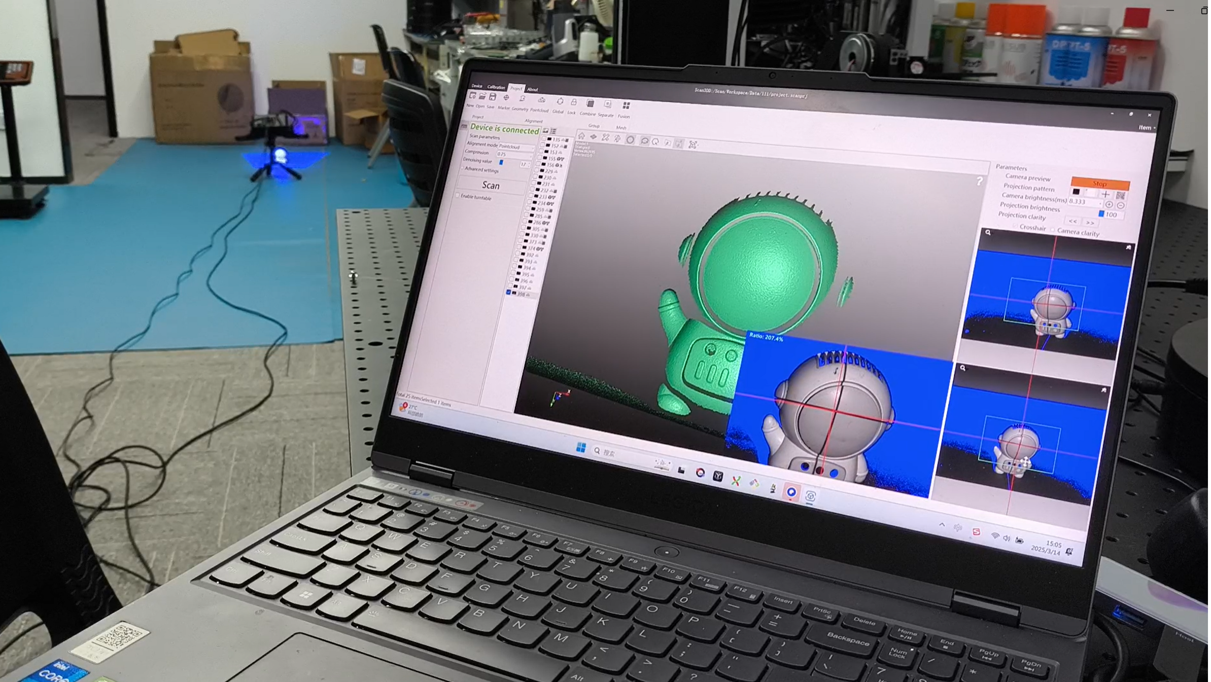 15米超长线缆3D扫描仪：解锁三维建模新维度!(图6)